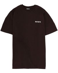 ROTATE BIRGER CHRISTENSEN - Tshirt With Logo - Lyst