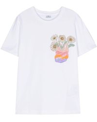 Paul Smith - Daisy Print Baumwoll -T -Shirt - Lyst