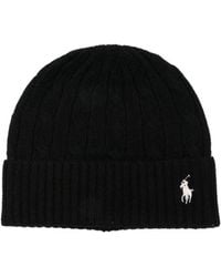 Polo Ralph Lauren - Kabelgebreide Muts - Lyst