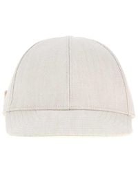 Prada - Textured Baseball Hat - Lyst