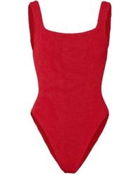 Hunza G - "Square Neck Swim" One Piece Swimsuit - Lyst