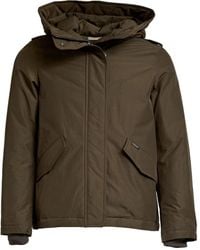 Woolrich - Hooded Blouson Jacket - Lyst