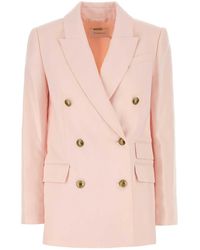 Zimmermann - Pastel Linen Crush Blazer - Lyst