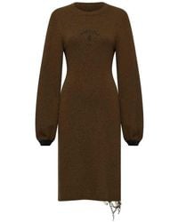MM6 by Maison Margiela - Knit Midi Dress - Lyst