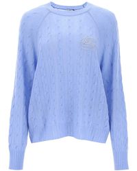 Etro - Cashmere Sweater With Pegasus Embroidery - Lyst