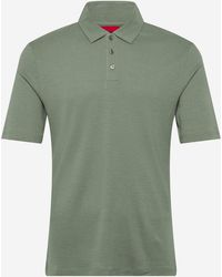 BOSS - Linen Blend Polo Shirt - Lyst