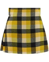 Vivienne Westwood - Kilt Skirt Gonne Giallo-Donna - Lyst