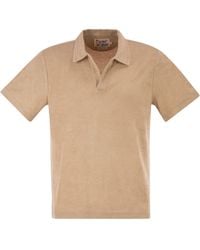 MC2 Saint Barth - Cotton Terry Polo Shirt - Lyst