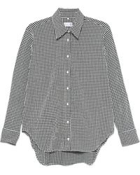 Hunza G - Blouse Met Gingham Ruit - Lyst