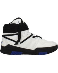 Saint Laurent - Sneakers Herren Leder weiß/schwarz - Lyst