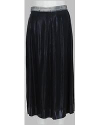 Maison Margiela - Satin Midi Skirt - Lyst