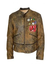 Golden Goose - Chaqueta de cuero - Lyst