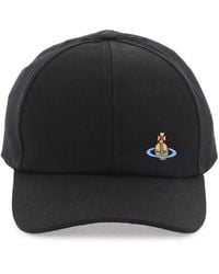 Vivienne Westwood - Uni Color Baseball Cap con bordado de orbe - Lyst