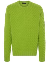 Prada - Ribbed-Knit Jumper - Lyst