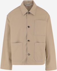 JW Anderson - Jw Anderson Cotton Jacket With Patched Pockets - Lyst