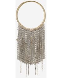 Silvia Gnecchi - Handbag With Chain Fringes - Lyst