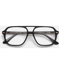 Retrosuperfuture - Korrekturbrille Nummer 152 Schwarz Z7 X Schwarz/Transparent Unisex - Lyst
