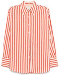 Alysi - Camisa a rayas de mezcla de algodón - Lyst