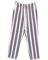 forte_forte - Striped Drawstring Trousers - Lyst