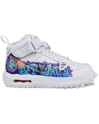 Off-White c/o Virgil Abloh - Gebroken Witte Sneaker Air Force 1 Wit - Lyst