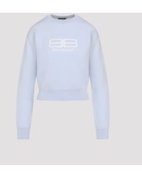 Balenciaga - Light Cropped Wool Pullover - Lyst