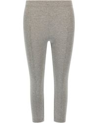 Sleeper - Capri Leggings Grigio-Donna - Lyst