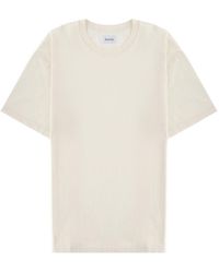 AMISH - Tshirt Con Micro Logo - Lyst