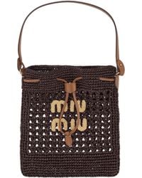 Miu Miu - Crochet Net Bag - Lyst