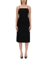Theory - Midi Dress - Lyst