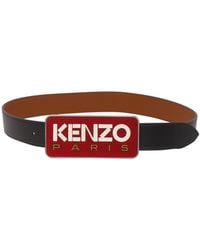 KENZO - Gürtel Schwarz - Lyst