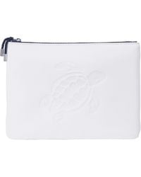 Vilebrequin - Flat Pouch With Embossed Turtle Logo - Lyst