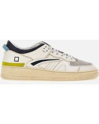 Date - Torneo Colored Leather Sneakers - Lyst