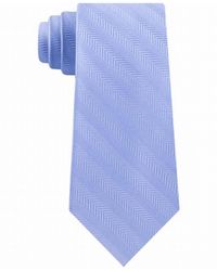 Tommy Hilfiger Corbata de cuello pitillo a rayas azul texturizado Village para hombre