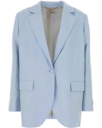 Agnona - Single Breasted Jacket - Lyst