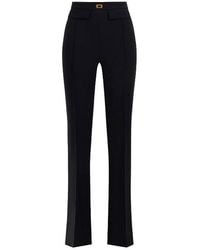 Elisabetta Franchi - Pantalon franchi Elisabetta avec assiette de logo - Lyst