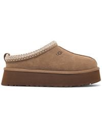 UGG - Light Bronze Tazz Ii Suede Slippers - Lyst