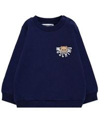 Moschino - Hoodless Sweatshirt With Logo - Lyst