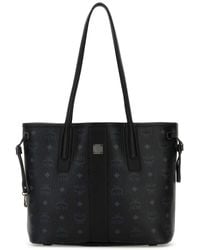 MCM - Printed Canvas Liz Shopping Bag - Lyst