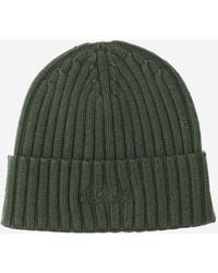 Mc2 Saint Barth - Wool Blend Beanie With Logo - Lyst
