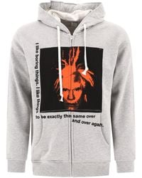 Comme des Garçons - Camicia Comme des Garçons "Andy Warhol" con cappuccio con zip - Lyst