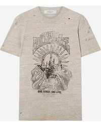 Golden Goose - Cotton T Shirt With Logo Print - Lyst