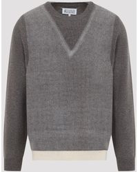 Maison Margiela - Fused Knit Sweater - Lyst