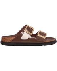 Birkenstock - Arizona Db Hex Shine Carafe, Natural Leather, S - Lyst