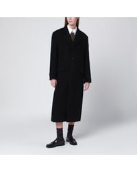 DUNST - Single Breasted Wool Blend Coat - Lyst