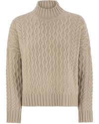 Weekend by Maxmara - Yard Boxy Trui In Wollen Garen - Lyst