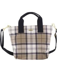 Barbour - Maisy Tartan Cotton Tote Bag - Lyst
