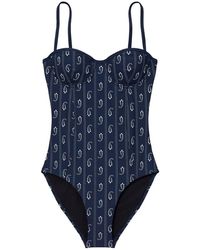 Tory Burch - One Piece Swimsuit With "Paisley" Print - Lyst