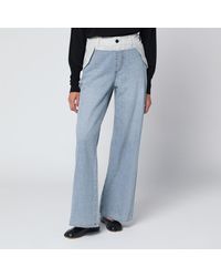 Sacai - Light Two Tone Jeans - Lyst