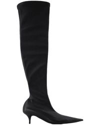 Balenciaga - Avenue L50 Boots Leather noir - Lyst