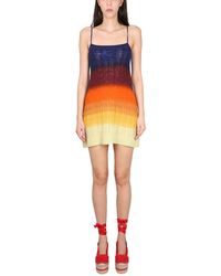Etro - Chic Mini Dress With Thin Epaulettes - Lyst